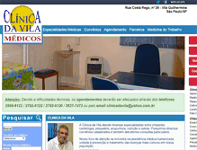 Tablet Screenshot of clinicadavila.com.br